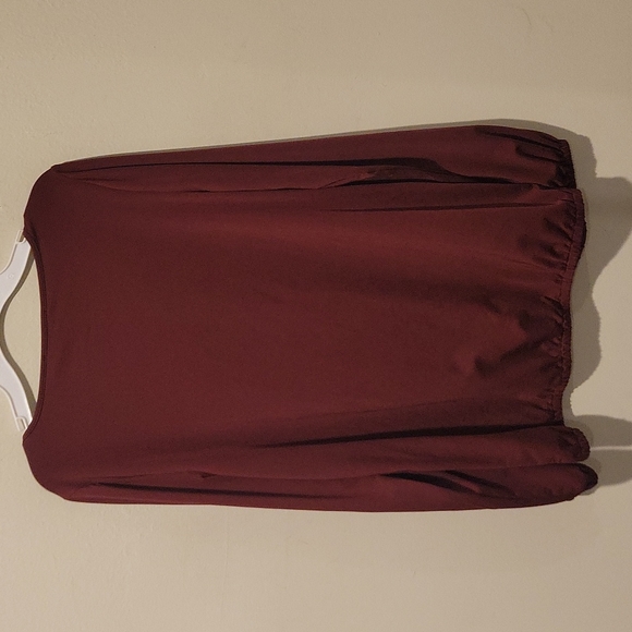 ❤️ WHITE HOUSE BLACK MARKET WHBM SPLIT SLEEVED TOP, XS - Picture 6 of 6